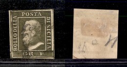 1200 ANTICHI STATI - SICILIA - 1859 - 1 Grano (4) - Usato - Diena (300) - Other & Unclassified