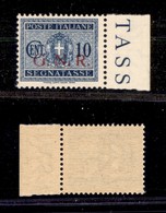 1506 REPUBBLICA SOCIALE - GNR BRESCIA - 1943 - GNR Brescia - 10 Cent (48/I - Segnatasse) - Gomma Integra (50) - Other & Unclassified