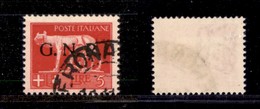 1556 REPUBBLICA SOCIALE - GNR VERONA - 1944 - GNR Verona - 5 Lire (485) - Usato A Verona (Borsa) - Other & Unclassified