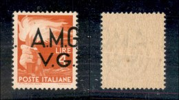 1622 TRIESTE - AMG-VG - 1945/1947 - 4 Lire Democratica Soprastampato (16ho) - Soprastampa Fortemente Spostata A Destra " - Other & Unclassified