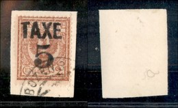 1634 OCCUPAZIONI - TRENTINO - 1918/1919 - Bolzano 3 - Taxe 5 Su 2 Cent (75) - Su Frammento (165+) - Other & Unclassified