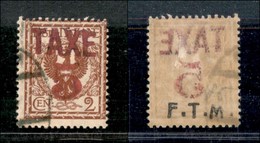 1635 OCCUPAZIONI - TRENTINO - 1918/1919 - Bolzano 3 - Taxe 5 Su 2 Cent (76) - Usato (200) - Other & Unclassified