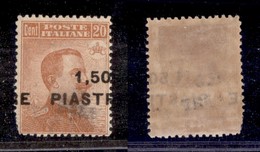 1700 UFFICI POSTALI ESTERO - LEVANTE - Costantinopoli - 1922 - 1,50 Piastre Su 20 Cent Michetti (49da) - Soprastampa For - Other & Unclassified