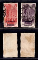 1721 COLONIE - CIRENAICA - 1932 - Posta Aerea Tripolitania Soprastampati (4/5) - Serie Completa Di 2 Valori - Usati (35) - Other & Unclassified