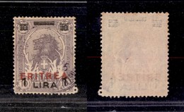 1771 COLONIE - ERITREA - 1924 - 1 Lira Su 10 Anna (86) - Usato (35) - Other & Unclassified