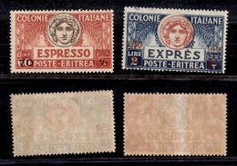 1783 COLONIE - ERITREA - 1926 - Espressi Soprastampati (6/7) - Serie Completa Di 2 Valori - Nuovi Con Gomma (36) - Other & Unclassified
