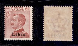 1798 COLONIE - LIBIA - 1918 - 60 Cent Michetti Soprastampato (19) - Gomma Integra (90) - Other & Unclassified