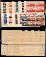 1832 COLONIE - LIBIA - 1940 - Triennale (164/170 + A41/A44 Aerea) - Serie Completa Di 11 Valori In Quartine PO+PA- Gomma - Other & Unclassified