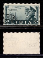 1835 COLONIE - LIBIA - 1941 - 50 Cent Fratellanza D'Armi Posta Aerea (A45) - Usato (60) - Other & Unclassified