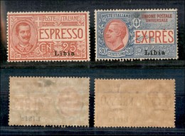 1840 COLONIE - LIBIA - 1915 - Espressi Soprastampati (1/2) - Serie Completa Di 2 Valori - Nuovi Con Gomma - Ottima Centr - Other & Unclassified