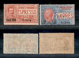 1841 COLONIE - LIBIA - 1922 - Espressi Soprastampati (5/6) - Serie Completa Di 2 Valori - Nuovi Con Gomma (40) - Other & Unclassified