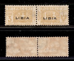 1852 COLONIE - LIBIA - 1915 - 3 Lire Pacchi Postali Soprastampato (6) - Nuovo Con Gomma (35) - Other & Unclassified