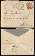 1870 COLONIE - LIBIA - STORIA POSTALE - 20 Cent (6) - Busta Da Comando 1° Battaglione Volontari Italiani Per Napoli Del  - Other & Unclassified