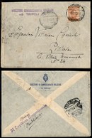 1885 COLONIE - LIBIA - STORIA POSTALE - 20 Cent (20) - Busta Direzione Commissariato Militare  Da Tripoli A Pistoia Del  - Other & Unclassified