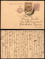 1886 COLONIE - LIBIA - STORIA POSTALE - Gemelli - 15 Cent (62) - Cartolina Postale Risposta (9) - Da Tripoli A Roma Del  - Other & Unclassified