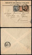 1893 COLONIE - LIBIA - STORIA POSTALE - Pittorica (26+25+25) - Busta Da Tripoli A Venezia Del 6.10.21 - Other & Unclassified