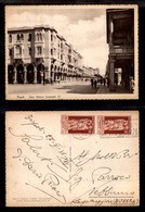 1908 COLONIE - LIBIA - STORIA POSTALE - Coppia Del 10 Cent Augusto (153) - Cartolina Da Tripoli A Novara Del 27.5.38 (20 - Other & Unclassified