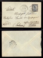 1921 COLONIE - LIBIA - STORIA POSTALE - Tripoli (molo) - Pti 9 - 25 Cent (49) - Busta Per Napoli Del 20.12.35 - Other & Unclassified