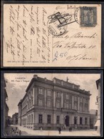 1923 COLONIE - LIBIA - STORIA POSTALE - Regno - 25 Cent Pittorica (49-Libia) - Difettoso In Angolo - Cartolina Da Napoli - Other & Unclassified
