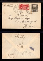1928 COLONIE - LIBIA - STORIA POSTALE - Castel Verde Libico / Tripoli (pti 12) - Valori Gemelli (51 + 28 Aerea) - Aerogr - Other & Unclassified