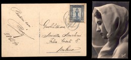 1936 COLONIE - LIBIA - STORIA POSTALE - Hon (Tripolitania) - Pti 10 - 25 Cent Pittorica (49) - Cartolina Per Milano Del  - Other & Unclassified