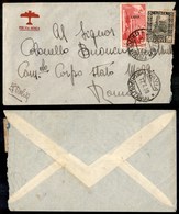 1959 COLONIE - LIBIA - STORIA POSTALE - Zavia (Tripolitania) 12.7.39 (pti 10) - Valori Gemelli (51+28Aerea) Su Aerogramm - Other & Unclassified