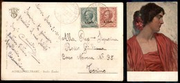 2064 COLONIE - LIBIA - STORIA POSTALE - Marsa Susa (Cirenaica) 28.11.19 (pti 4) - 5 Cent (3) + 10 Cent (4) Su Cartolina  - Other & Unclassified