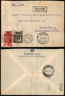 2085 COLONIE - LIBIA - STORIA POSTALE - Tobruk Cirenaica 19.2.34 - Mista (51+ Cirenaica 4 Aerea) Su Aerogramma Per Genov - Other & Unclassified