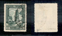 2100 COLONIE - SOMALIA - 1932 - 25 Cent Pittorica (172a) - Dentellato 14x12 - Usato (130) - Other & Unclassified