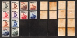 2101 COLONIE - SOMALIA - 1934 - 2° Mostra D'Arte Coloniale (193/198 + A1/A6) - Serie Completa Di 12 Valori PO+PA - Nuovi - Other & Unclassified