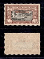 2108 COLONIE - TRIPOLITANIA - 1924 - 10 Cent Manzoni Soprastampato (11) - Nuovo Con Gomma - Ottimamente Centrato (30) - Other & Unclassified