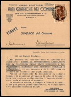 2142 REPUBBLICA - REPUBBLICA - 5 Lire Biennale (594) Isolato Su Cartolina "stampe" Da Empoli A Gimigliano Del 22.9.49 - Autres & Non Classés