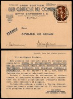 2142 REPUBBLICA - REPUBBLICA - 5 Lire Biennale (594) Isolato Su Cartolina "stampe" Da Empoli A Gimigliano Del 22.9.49 - Other & Unclassified