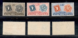 2191 REPUBBLICA - REPUBBLICA - 1951 - Centenario Francobolli Sardegna (672/674) - Serie Completa Di 3 Valori - Gomma Int - Other & Unclassified