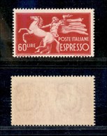 2238 REPUBBLICA - REPUBBLICA - 1947 - 60 Lire Espresso (31) - Gomma Integra (85) - Other & Unclassified