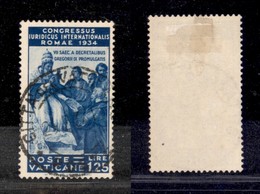 2265 VATICANO - VATICANO - 1935 - 1,25 Lire Congresso Giuridico (46) - Usato (75) - Other & Unclassified