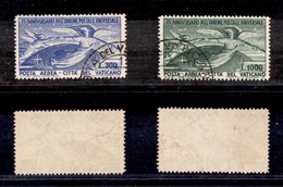 2281 VATICANO - VATICANO - 1949 - UPU Posta Aerea (18/19) - Serie Completa Di 2 Valori - Usati (150) - Other & Unclassified