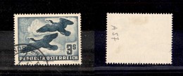 2365 ESTERO  - AUSTRIA - 1953 - 3 Shilling Uccelli Posta Aerea (985) - Usato (120) - Other & Unclassified