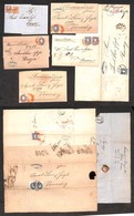 2368 ESTERO  - AUSTRIA - 1860/1866 - Diciannove Lettere (quattro Raccomandate) Con Affrancature Del Periodo Per Territor - Other & Unclassified