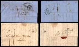 2382 ESTERO  - AUSTRIA - Levante Austriaco - Costantinopoli - Due Lettere Per Livorno Del 1840 E 1855 - Tassate - Other & Unclassified