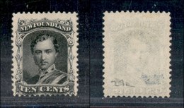 2394 ESTERO  - CANADA - Newfoundland - 1866 - 10 Cent (18 - Carta Bianca) - Senza Gomma - Other & Unclassified