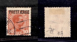 2412 ESTERO  - DANIMARCA - 1919 - 10 Ore Pacchi Postali (1) - Usato (60) - Autres & Non Classés