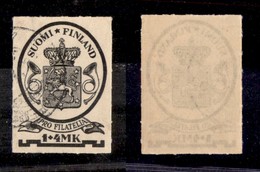 2421 ESTERO  - FINLANDIA - 1931 - 1 Marco + 4 Marchi Museo Postale (169) - Usato (35) - Other & Unclassified