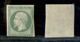 2424 ESTERO  - FRANCIA - 1853 - 5 Cent (11) - Corto In Basso - Gomma Integra - Autres & Non Classés