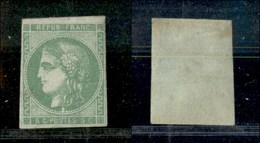 2428 ESTERO  - FRANCIA - 1870 - 5 Cent (39) - Appena Corto A Sinistra - Nuovo Con Gomma - Autres & Non Classés