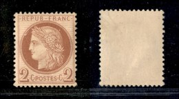 2431 ESTERO  - FRANCIA - 1871 - 2 Cent (46) - Gomma Integra - Molto Bello - Autres & Non Classés