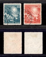 2498 ESTERO  - GERMANIA  - BRD - 1949 - Apertura Parlamento (111/112) - Serie Completa Di 2 Valori - Usati (45) - Autres & Non Classés