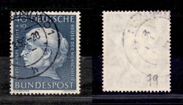 2511 ESTERO  - GERMANIA  - BRD - 1954 - 40+10 Pfenning Benefattori Umanità (203) - Usato (45) - Other & Unclassified