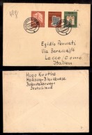 2527 ESTERO  - GERMANIA  - BRD - IFRABA 1953 (171/172) - + 20+10 Pfenning (175) - Busta Da Hamburg Blankenese A Lecco De - Other & Unclassified