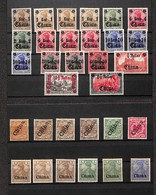 2537 ESTERO  - GERMANIA  - Uffici Postali In Cina - 1901/1905 - Due Cartoncini Con 30 Valori Del Periodo - Nuovi Con Gom - Autres & Non Classés